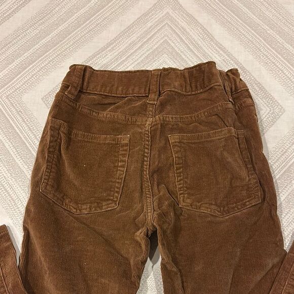 Crewcuts Boys Brown Adjustable Waist Corduroy Pants - Size 7 - Picture 6 of 8